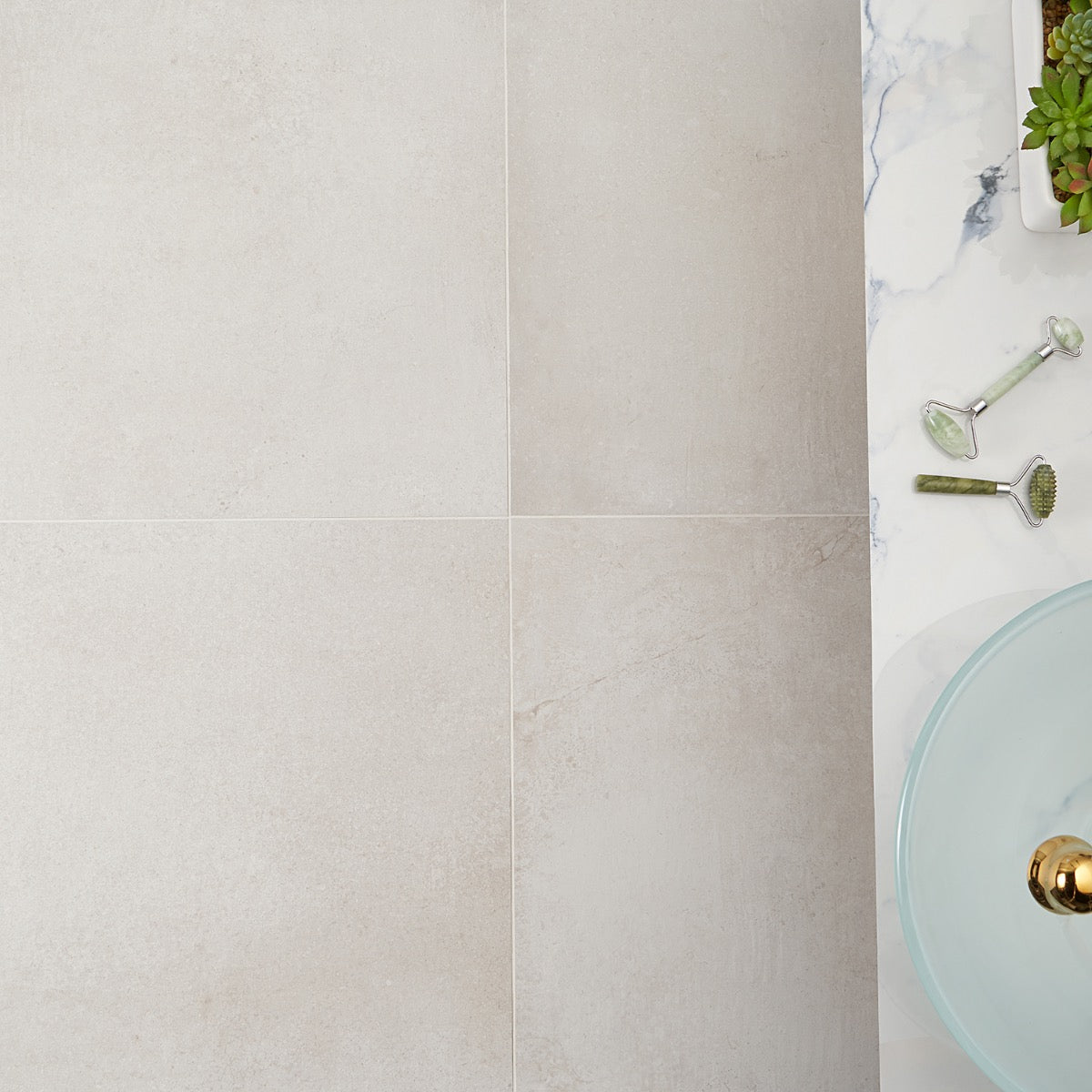 Bronx White Matte Porcelain Tile 24x48 - Industrial Design