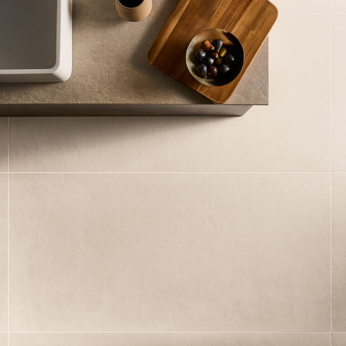 Terramay White 24x48 Matte Porcelain Tile - Lux Tile