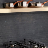 Lux Tile Portrait Black Weave Matte Porcelain Mosaic Tile