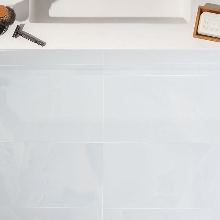 DreamStone Aztec Onyx Azul Blue 12x24 Polished Porcelain Tile