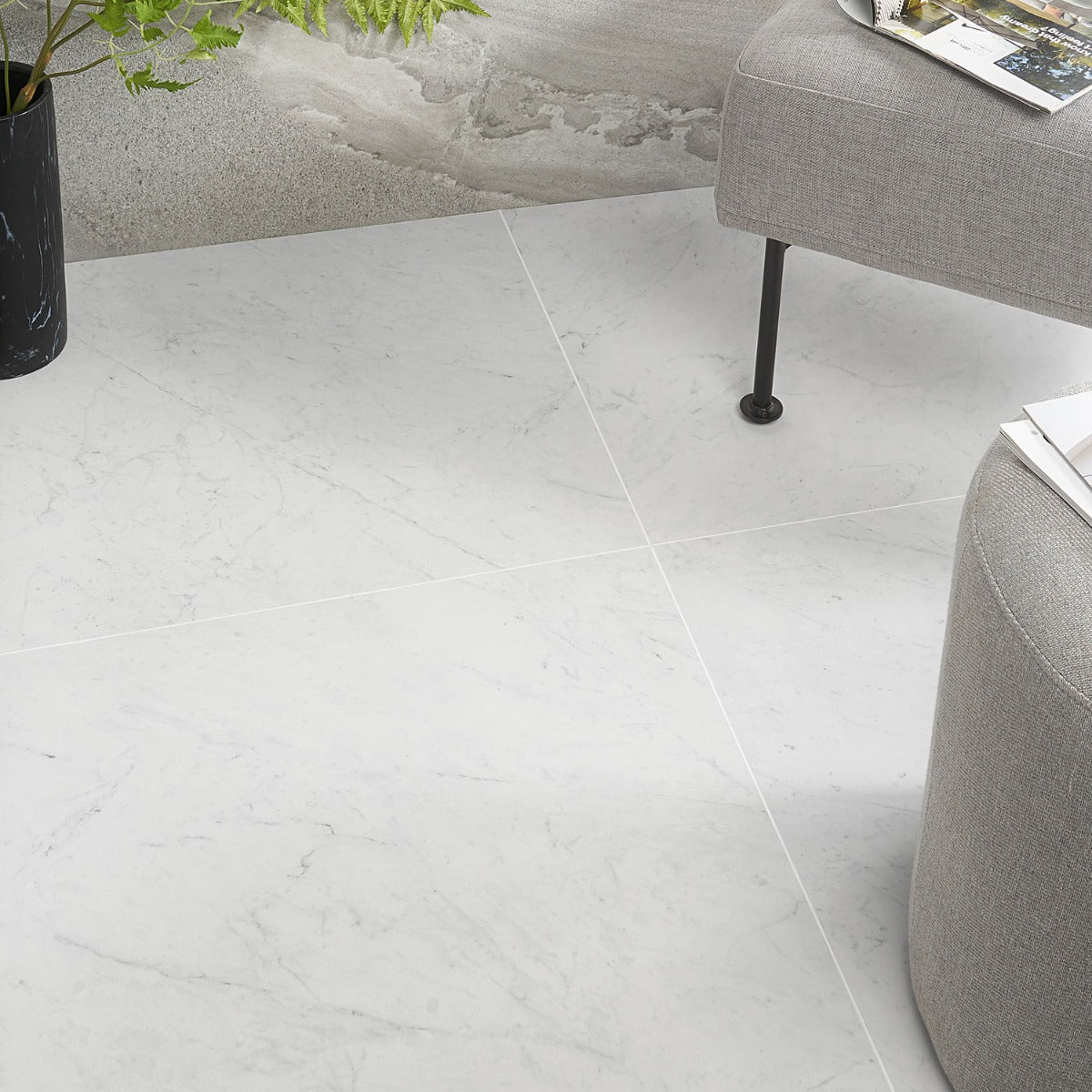 DreamStone Carrara Giola 24x24 Matte Porcelain Tile