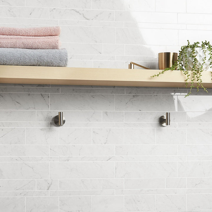 DreamStone Carrara Giola Polished Porcelain Mosaic Tile