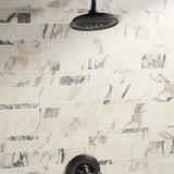 Dreamstone Calacatta Rustico Beige Railroad Matte Porcelain Mosaic Tile