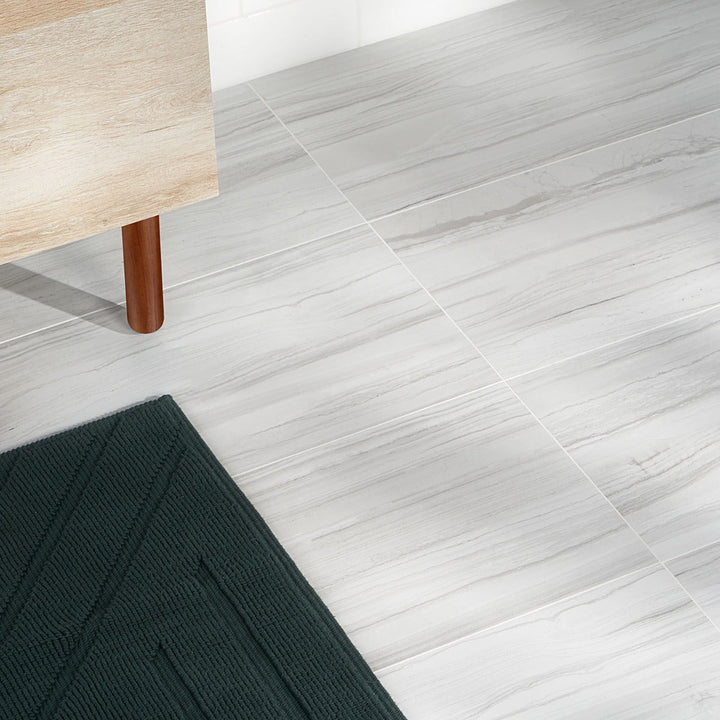 DreamStone Luminus White 12x24 Matte Porcelain Tile - Lux Tile