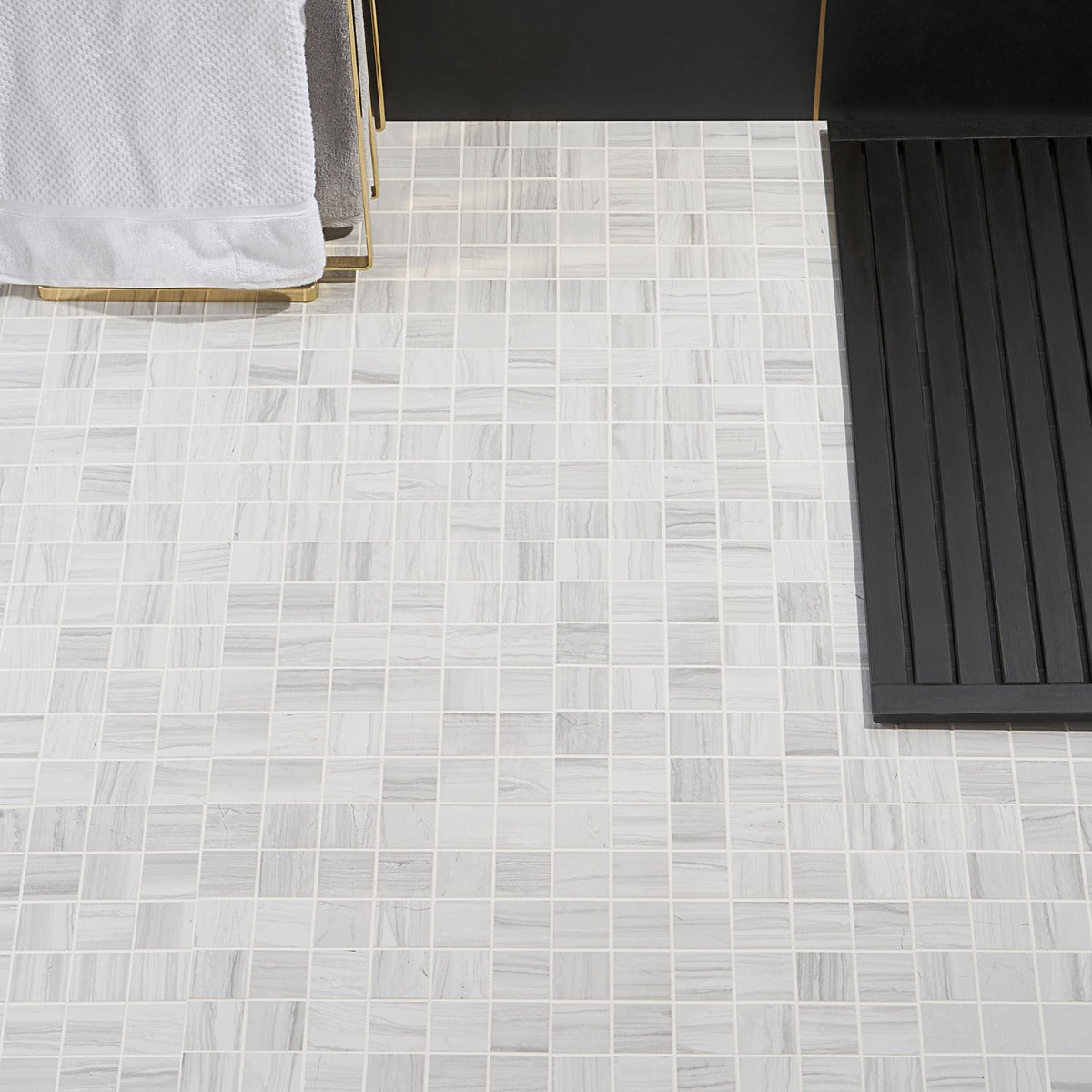 DreamStone Luminus White 2x2 Matte Porcelain Mosaic Tile