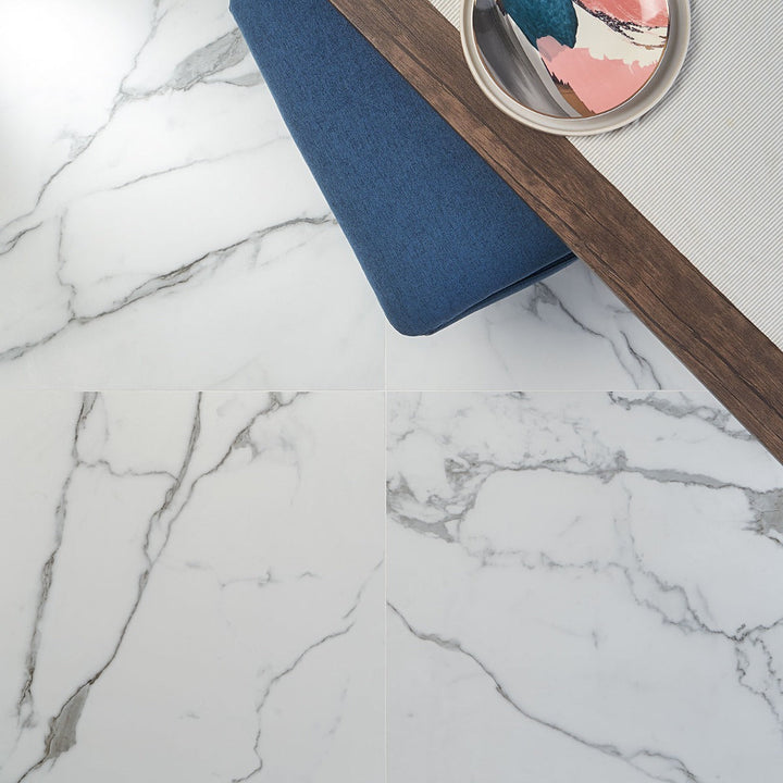 DreamStone Statuario Valley Matte Porcelain Tile 24x24 - Lux Tile
