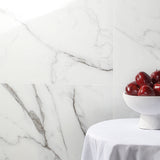 DreamStone Statuario Valley 24x48 Polished Porcelain Tile - Lux Tile