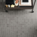 Clay Awake Gray 2x2 Matte Porcelain Mosaic Tile - Lux Tile