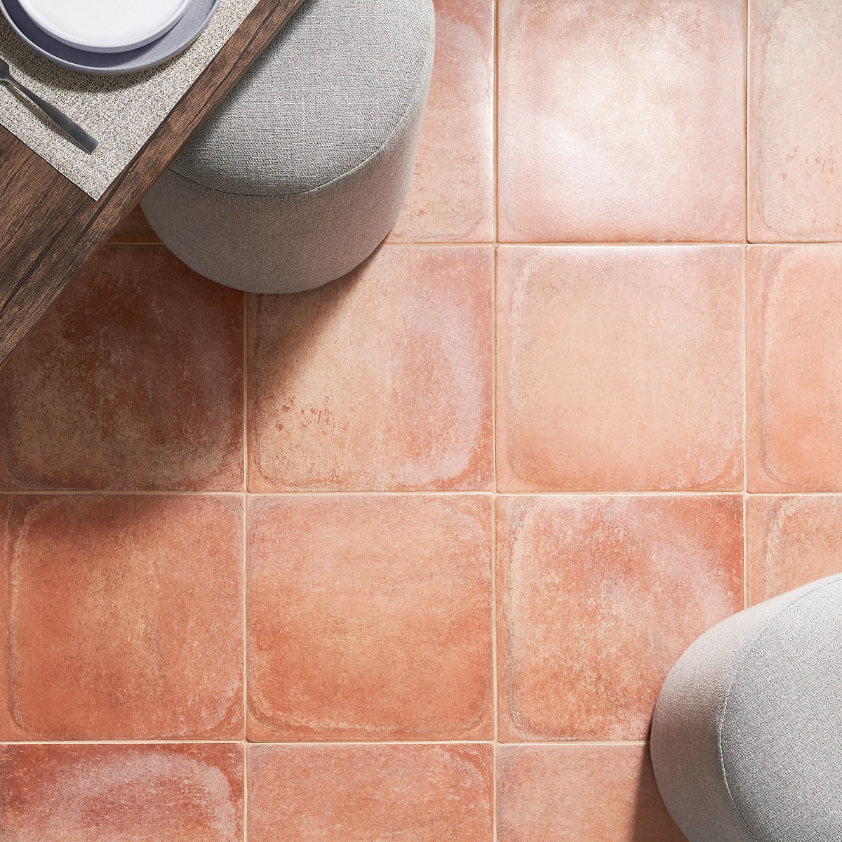 Lux Tile Burgos Terracotta Matte Porcelain Tile 14x14