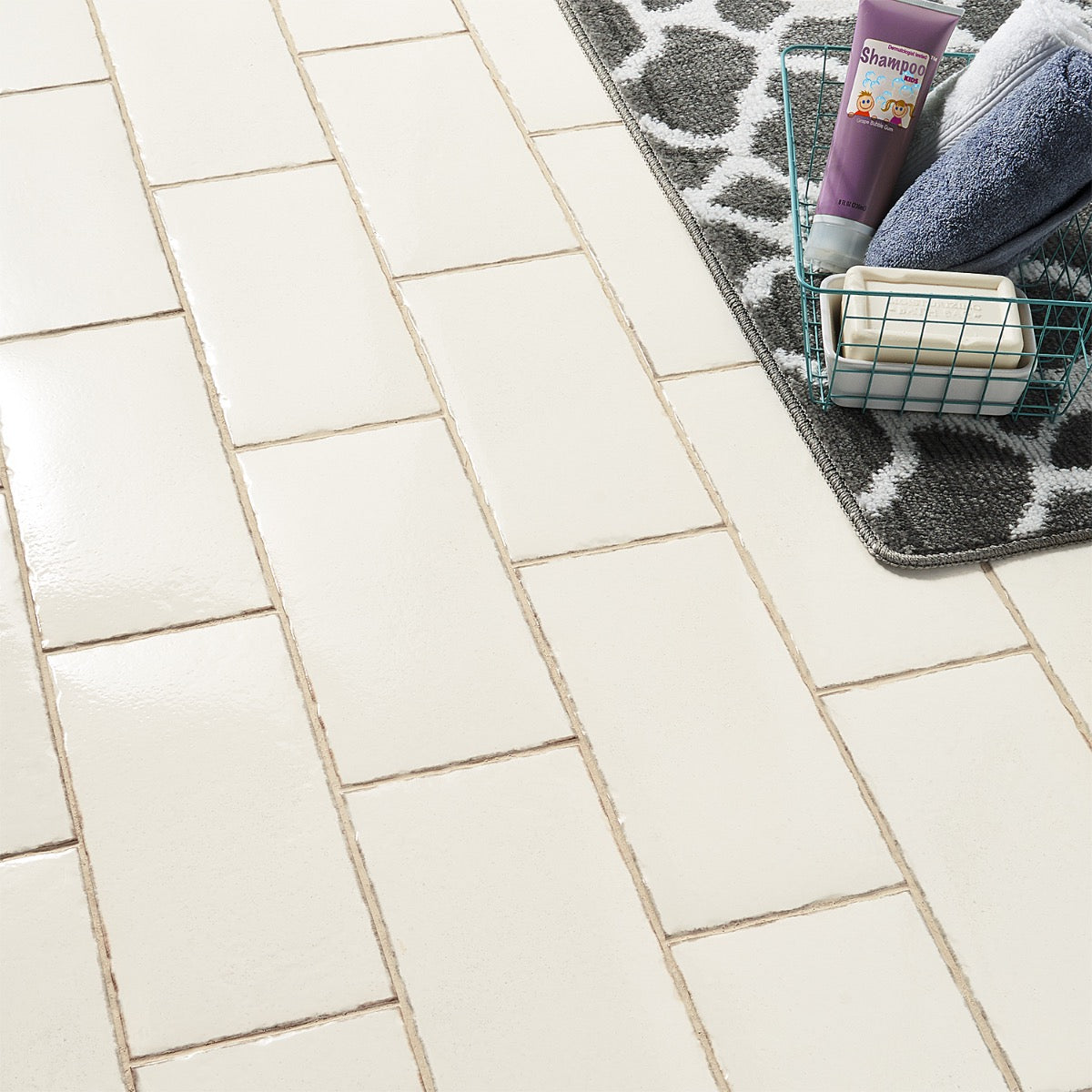 Jamesport White 6"x12" Glossy Porcelain Subway Tile