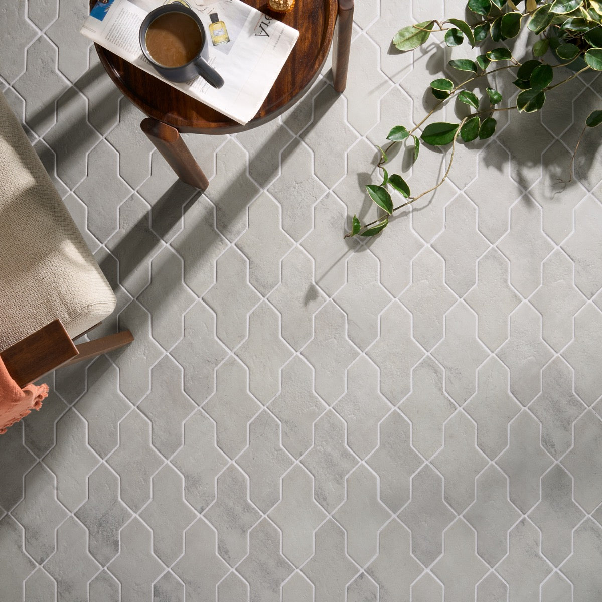 Parma Cruz Dove Gray 5x8 Matte Porcelain Tile - Lux Tile