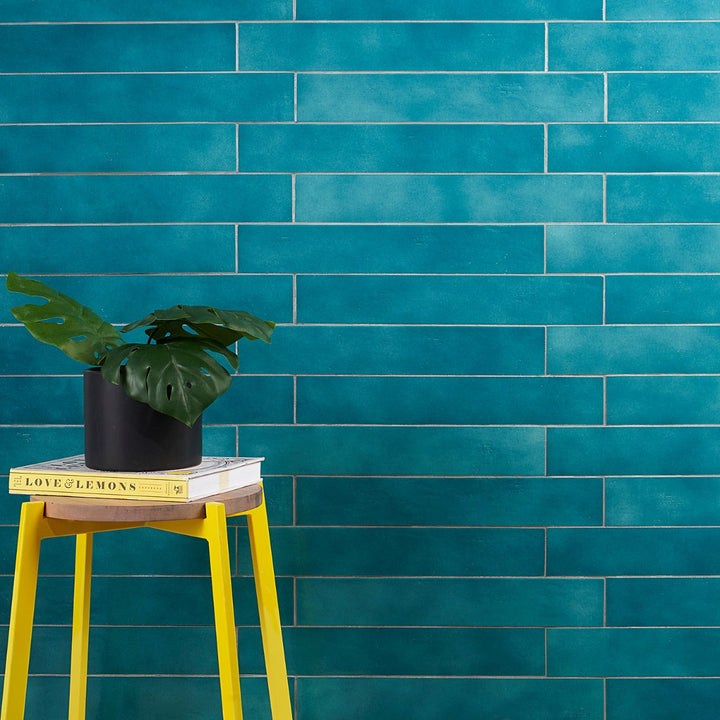Cavallo Fiji Blue 3x18 Glazed Porcelain Subway Tile