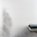 Angela Harris Walsh Tripoli White 12x36 Matte Ceramic Tile