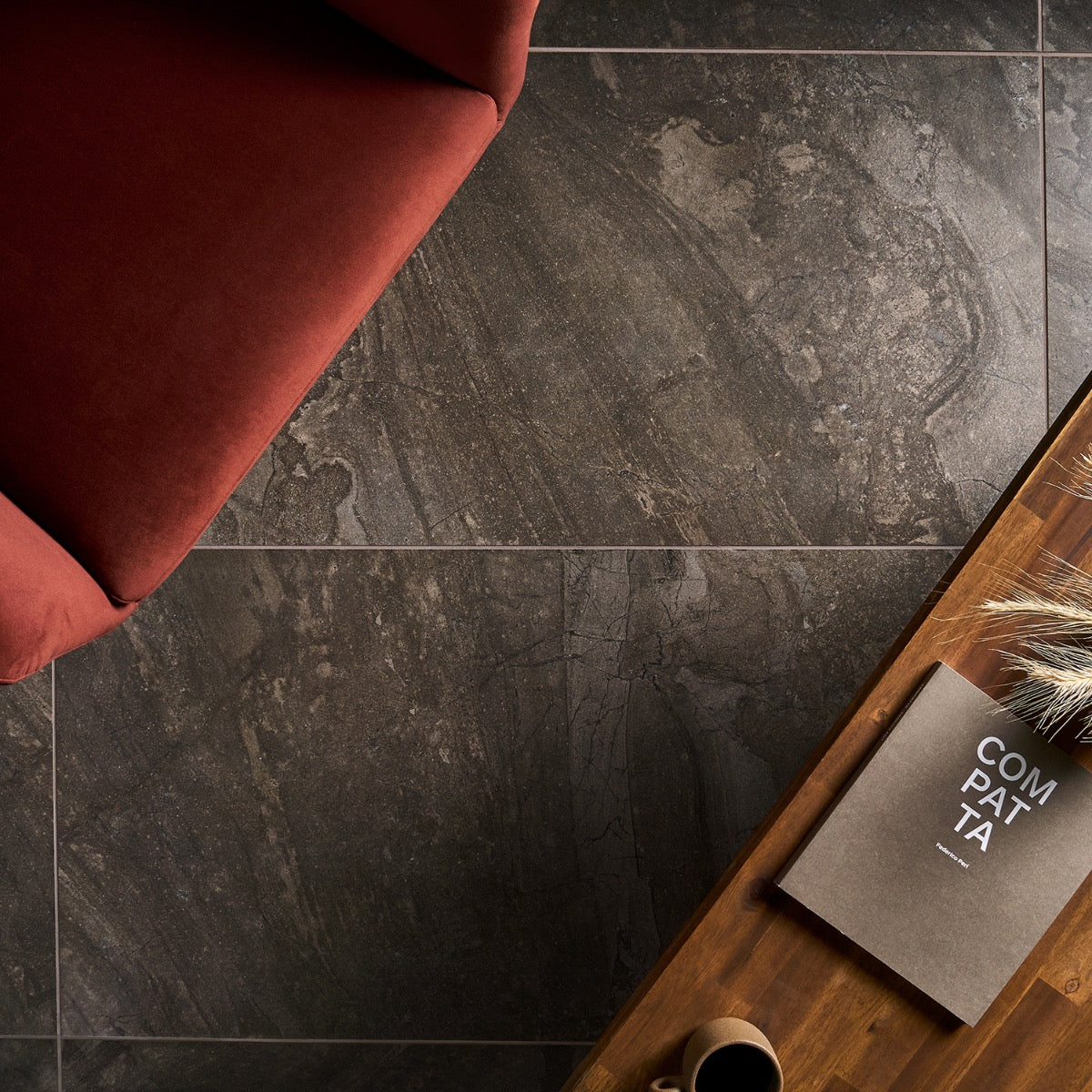 Santo Earth Brown 24x48 Matte Porcelain Tile - Lux Tile