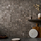 Santo Earth Brown 2x2 Matte Porcelain Mosaic Tile - Lux Tile