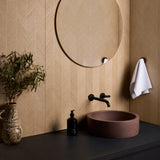 Briona Hazelnut Brown 18x48 Textured Wood Look Matte Ceramic Tile