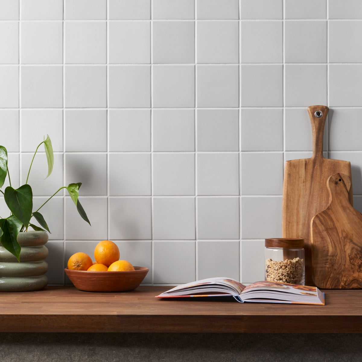 Born White 5x5 Matte Porcelain Tile - Lux Tile