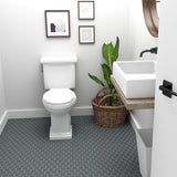 Serenity Dark Gray 2" Hexagon Matte Porcelain Mosaic Tile