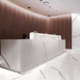 Tilebar Marmi Slim Bianco Venato 60x120 Polished Porcelain Slab