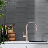 Charlotte Moon Gray 3x10 Textured Matte Ceramic Subway Tile