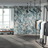 Monet Rain Forest Blue 24x48 Matte Porcelain Wall Tile - Lux Tile