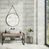Angela Harris Flatiron White 12x24 Matte Porcelain Tile
