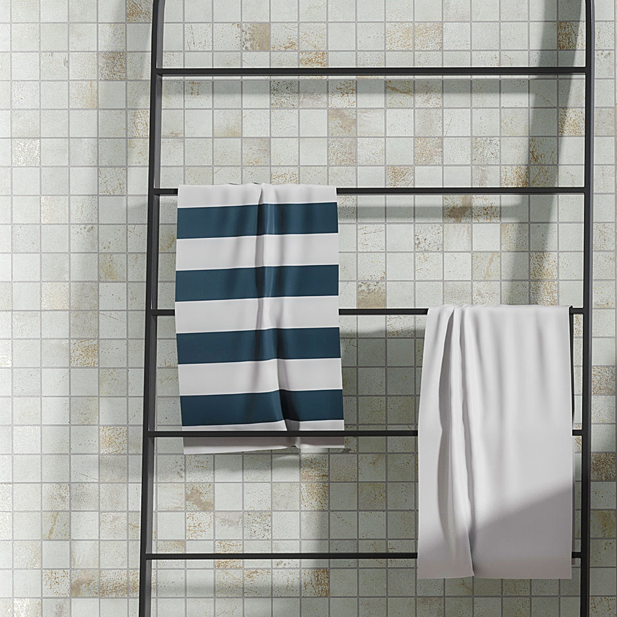 Angela Harris Flatiron White 2x2 Matte Porcelain Mosaic Tile