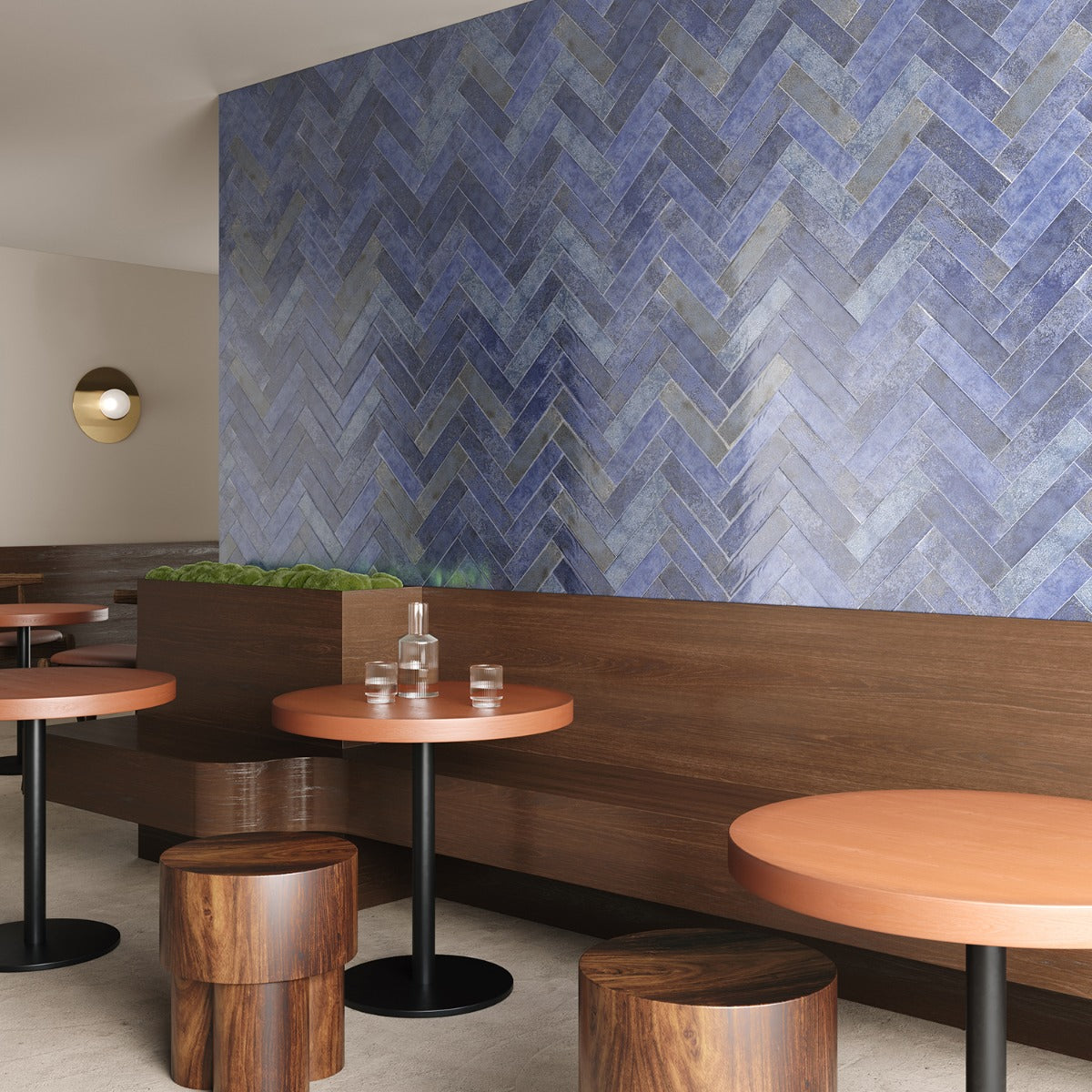 Lux Tile Kalay Blue 3x12 Glossy Ceramic Subway Tile