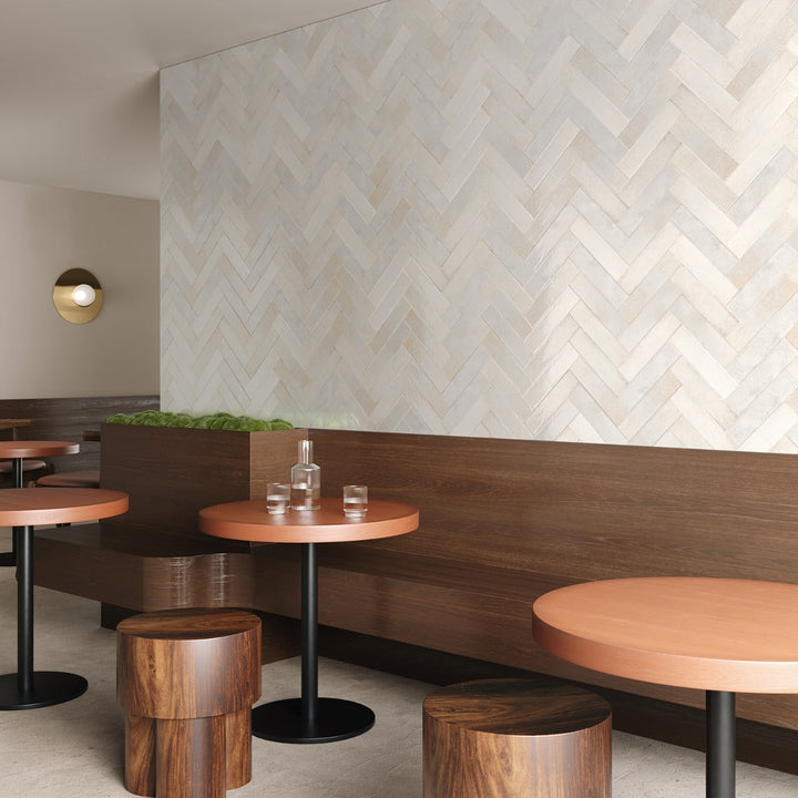 Kalay White 3x12 Glossy Ceramic Subway Tile for Walls