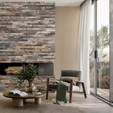 Industrial Red Mix Matte Porcelain Tile - 2x18
