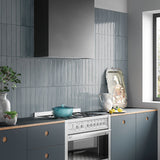 Lux Tile Azur Blue 3x16 Polished Porcelain Subway Tile