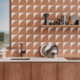 Stacy Garcia Maddox Deco Terracotta 8x8 Matte Porcelain Tile