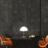 Elizabeth Sutton Charcoal Black Matte Porcelain Tile 8x8
