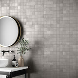 Clay Awake Gray 2x2 Matte Porcelain Mosaic Tile - Lux Tile