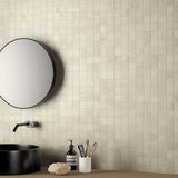 Clay Shy Beige 2x2 Matte Porcelain Mosaic Tile - Lux Tile