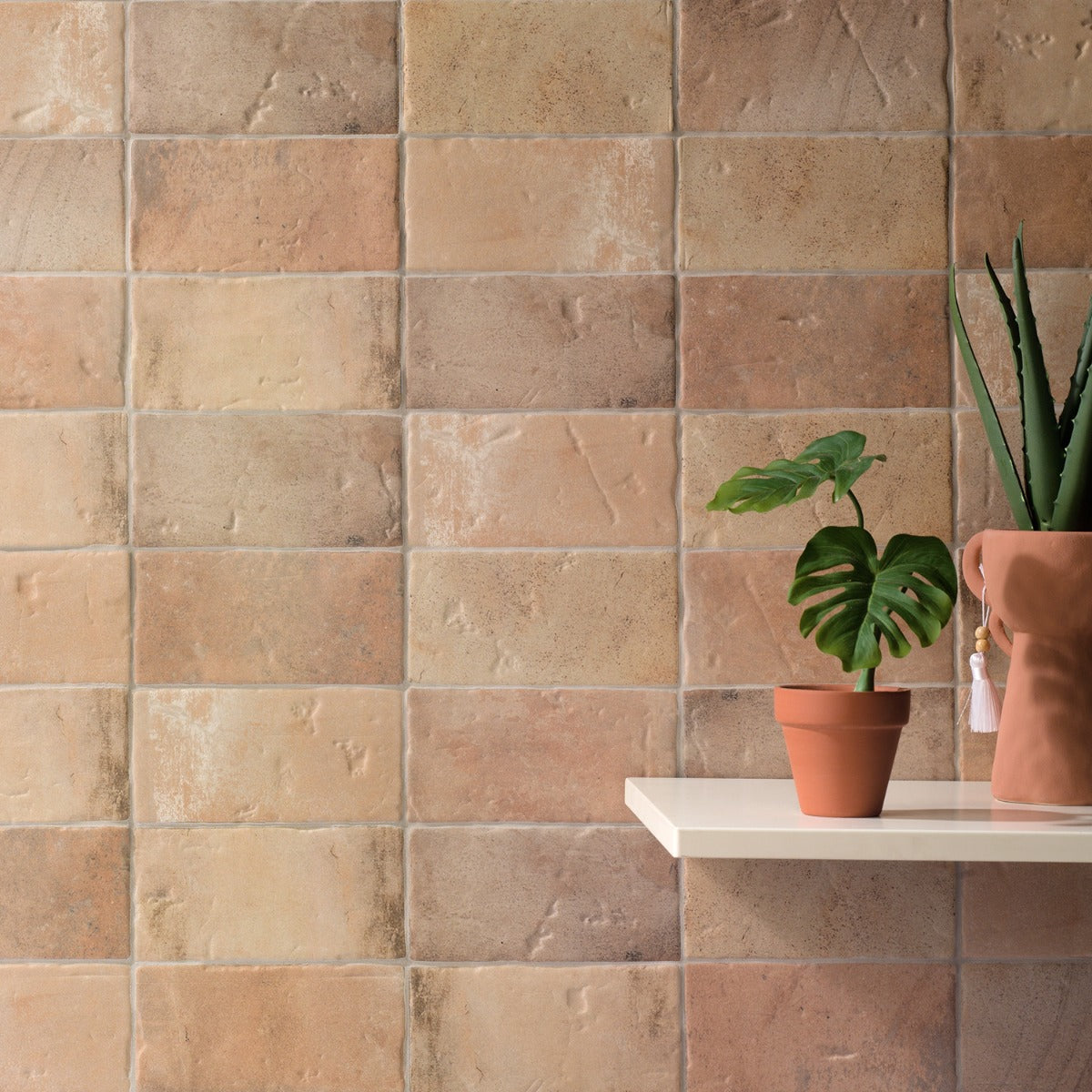 Lux Tile Parma Brick Cotto Brown 4x8 Matte Ceramic Subway Tile