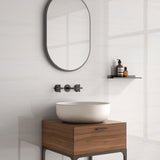 Lux Tile Minera Dolomite Warm White 12x24 Polished Porcelain Tile