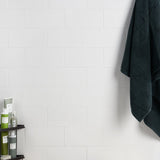 Bellami Bianco White 5x10 Glossy Ceramic Subway Tile - Lux Tile