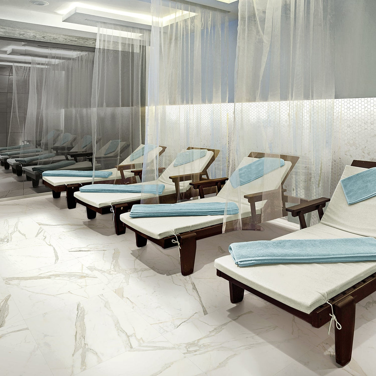 Versilia Calacatta Oro Polished Porcelain Tile 24x24 - Lux Tile