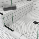 Serenity White 2" Hexagon Matte Porcelain Mosaic Tile by Lux Tile