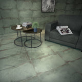 Angela Harris Flatiron Aquamarine 24x48 Semi-Polished Porcelain Tile