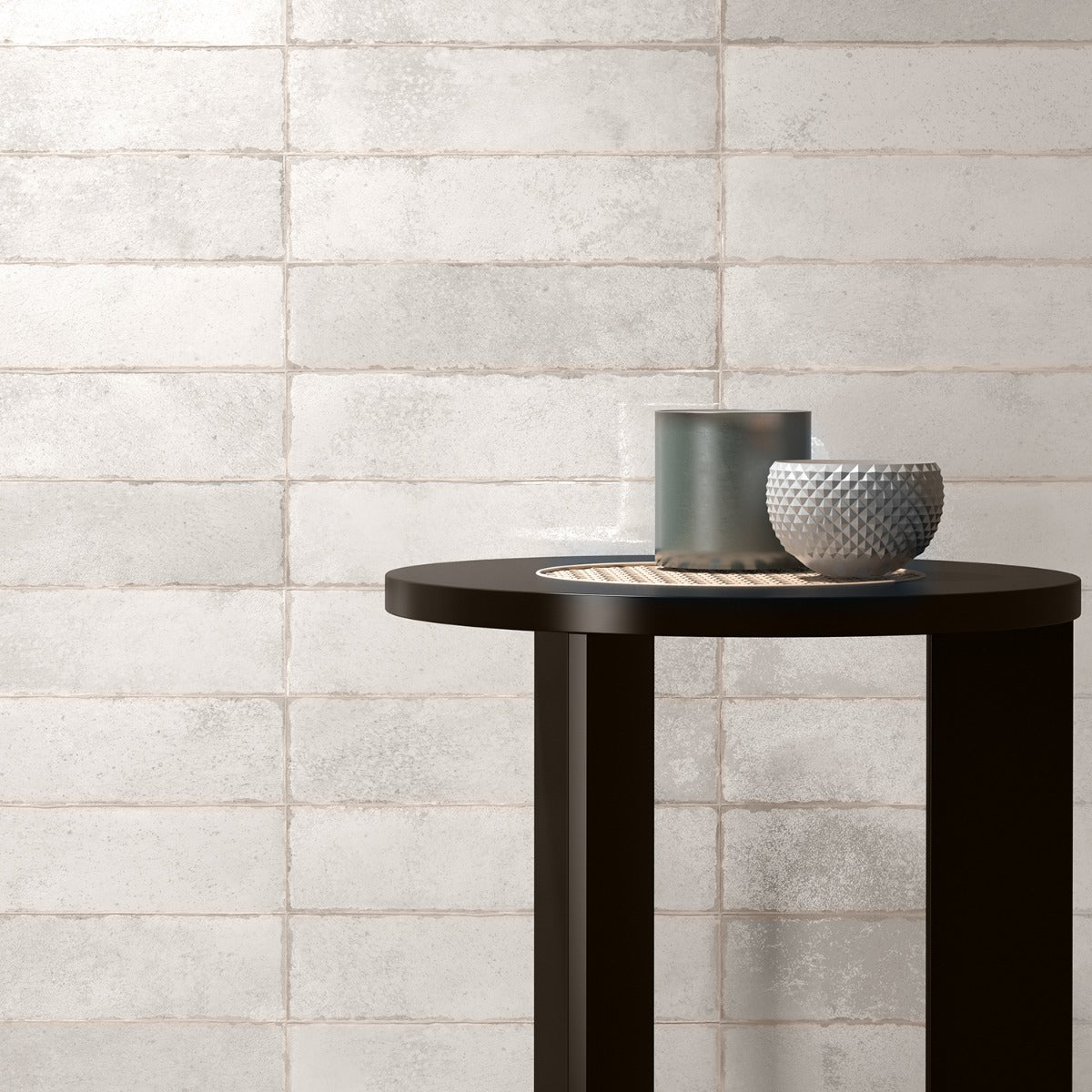 Kalay White 3x12 Glossy Ceramic Subway Tile for Walls