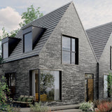 English Brick Dark Gray Matte Porcelain Tile - 2x18 Subway Tile