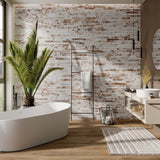 English Brick White 2x18 Matte Porcelain Tile - Tilebar