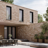 Lux Tile English Brick Sand Terracotta 2x18 Matte Porcelain Tile