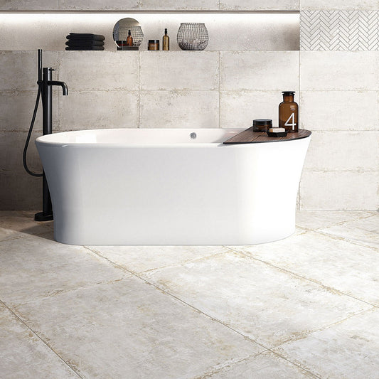 Tilebar Portrait Ivory Beige 24x48 Matte Porcelain Tile