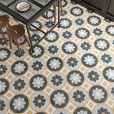 Lapaz Bloom Multicolor 9x9 Matte Porcelain Tile - Lux Tile