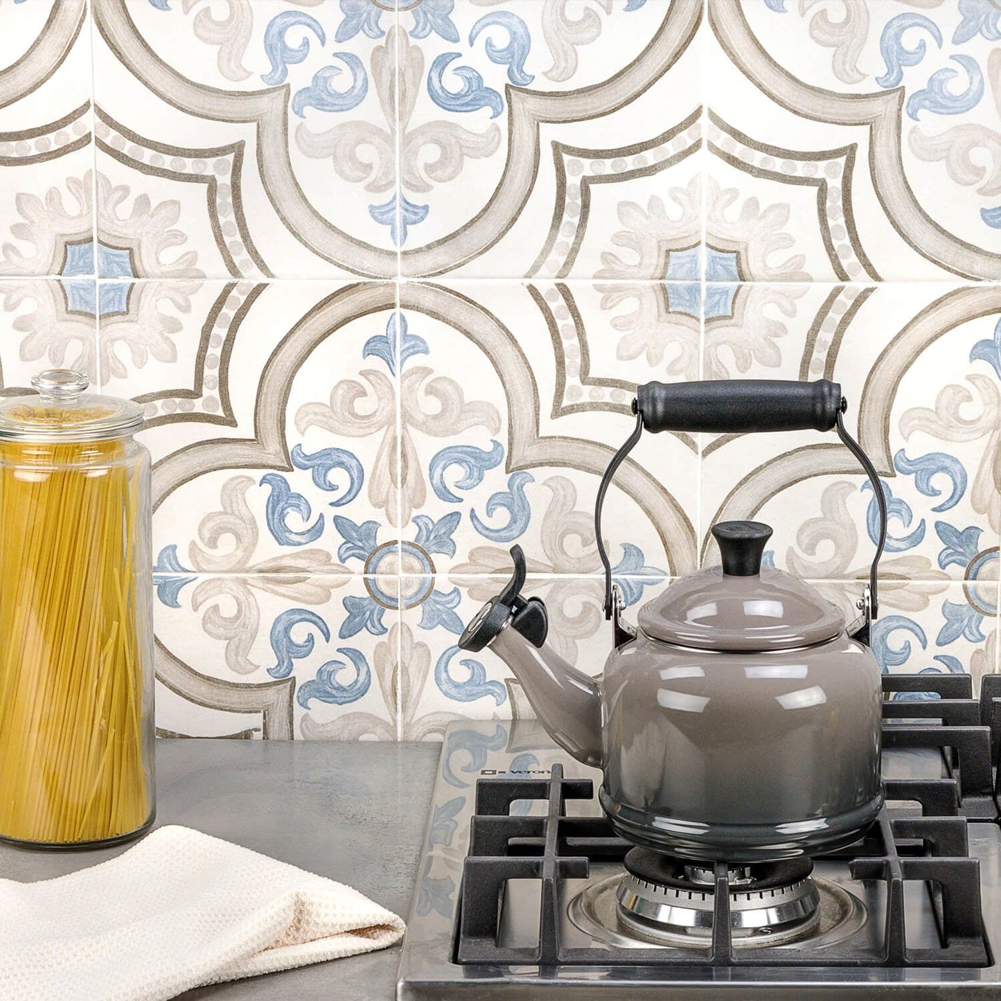 Amadora Daiza Multicolor 8x8 Matte Porcelain Tile - Lux Tile