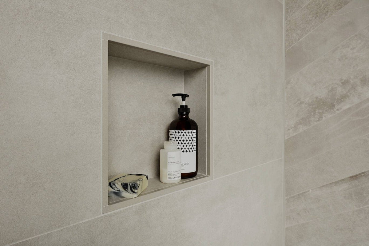 Schluter Systems QUADEC 0.375-in W x 1-in L Brushed Antique Bronze Aluminum Inside/Outside Corner Tile Edge Trim