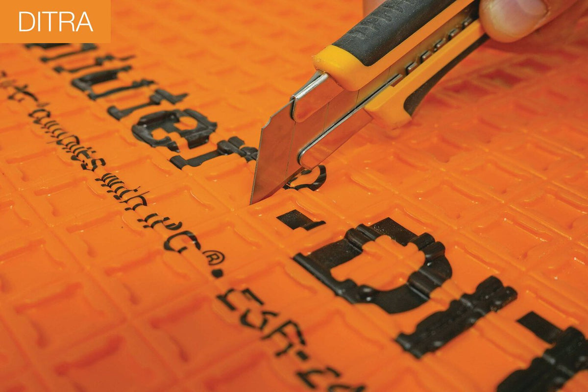 Schluter Systems DITRA 54-sq ft Orange Plastic Waterproofing Tile Membrane